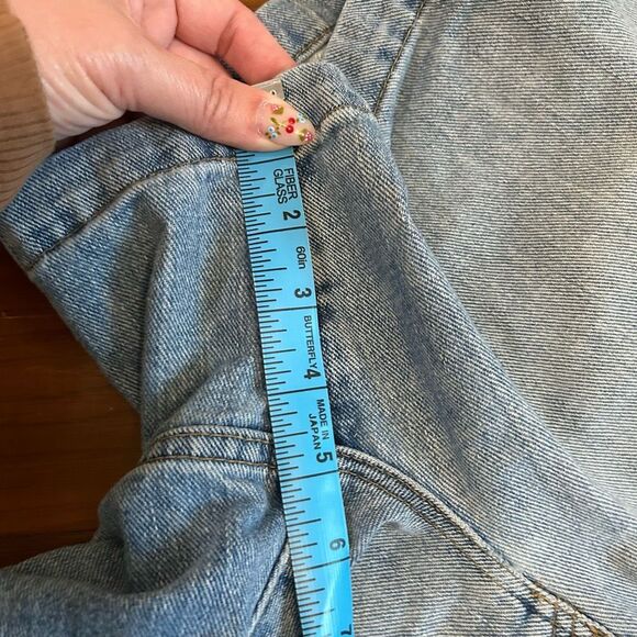 Tommy‎ Hilfiger vintage women's denim jean mom short size 8 double button - Picture 9 of 9